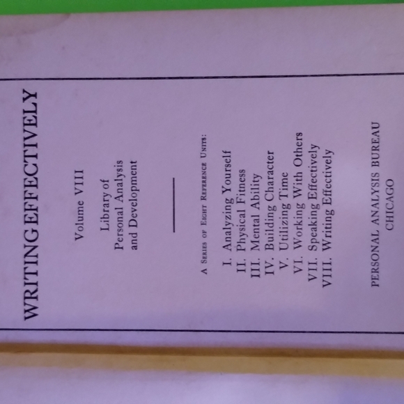 Personal Analysis and Development Book - Picture 6 of 6